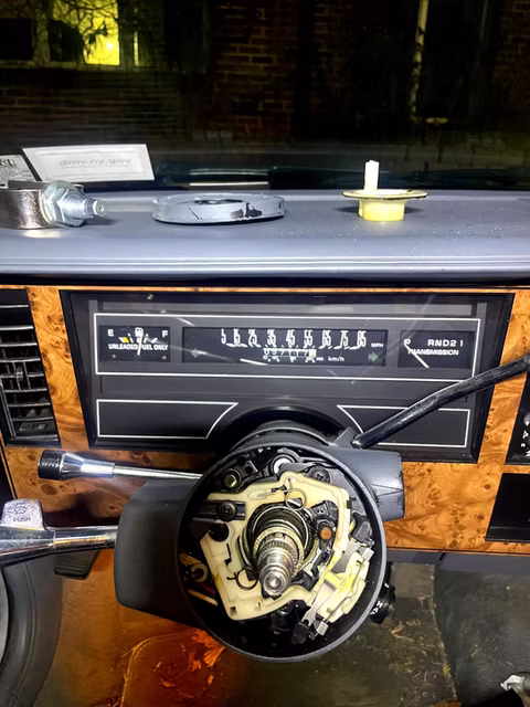 GM Steering column, wheel removed