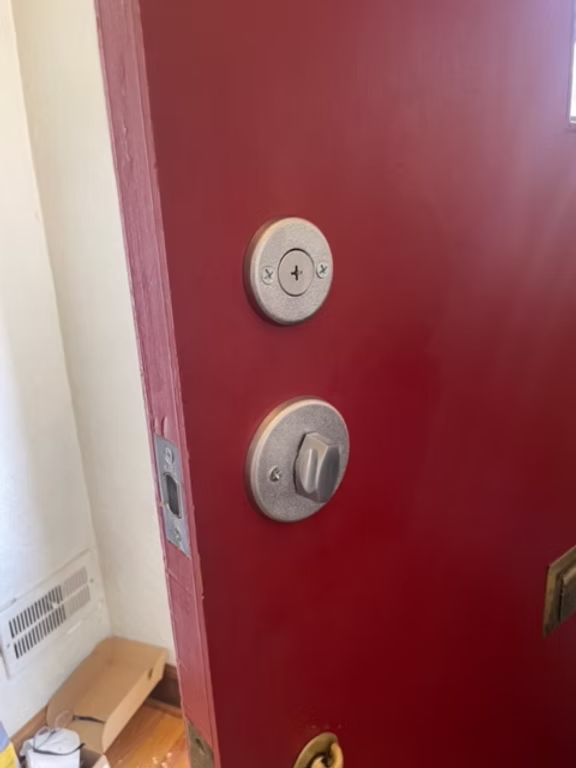 Inside view of Shabbos Lock, kaba simplex