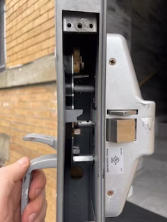 Keyed Entry to a Keypad Entry