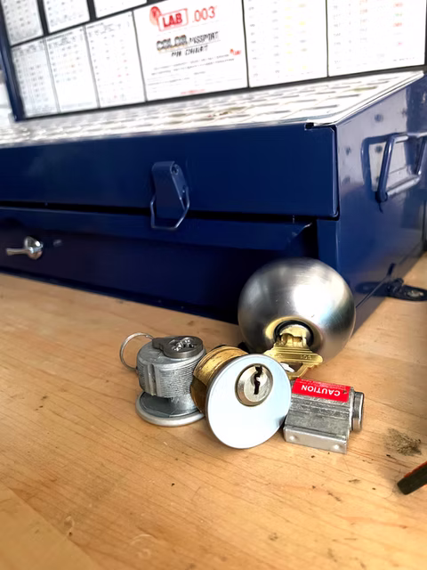 Residential lock rekeying example 2