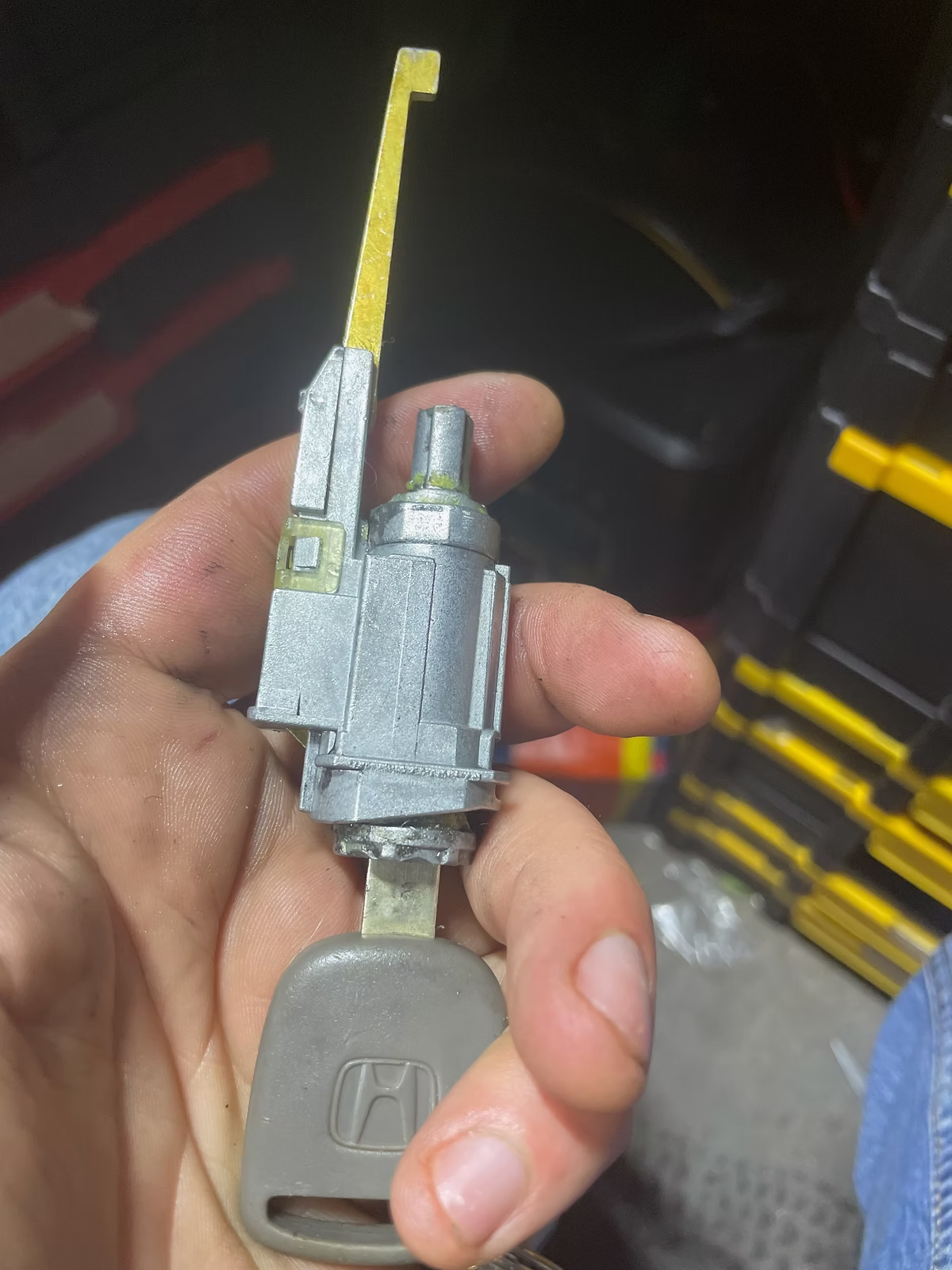 The ignition lock out. Just a few more steps before the problem revealed itself